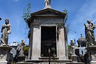 33 Mausoleum of Jose Ant-Castano Close Up Recoleta Cemetery Buenos Aires